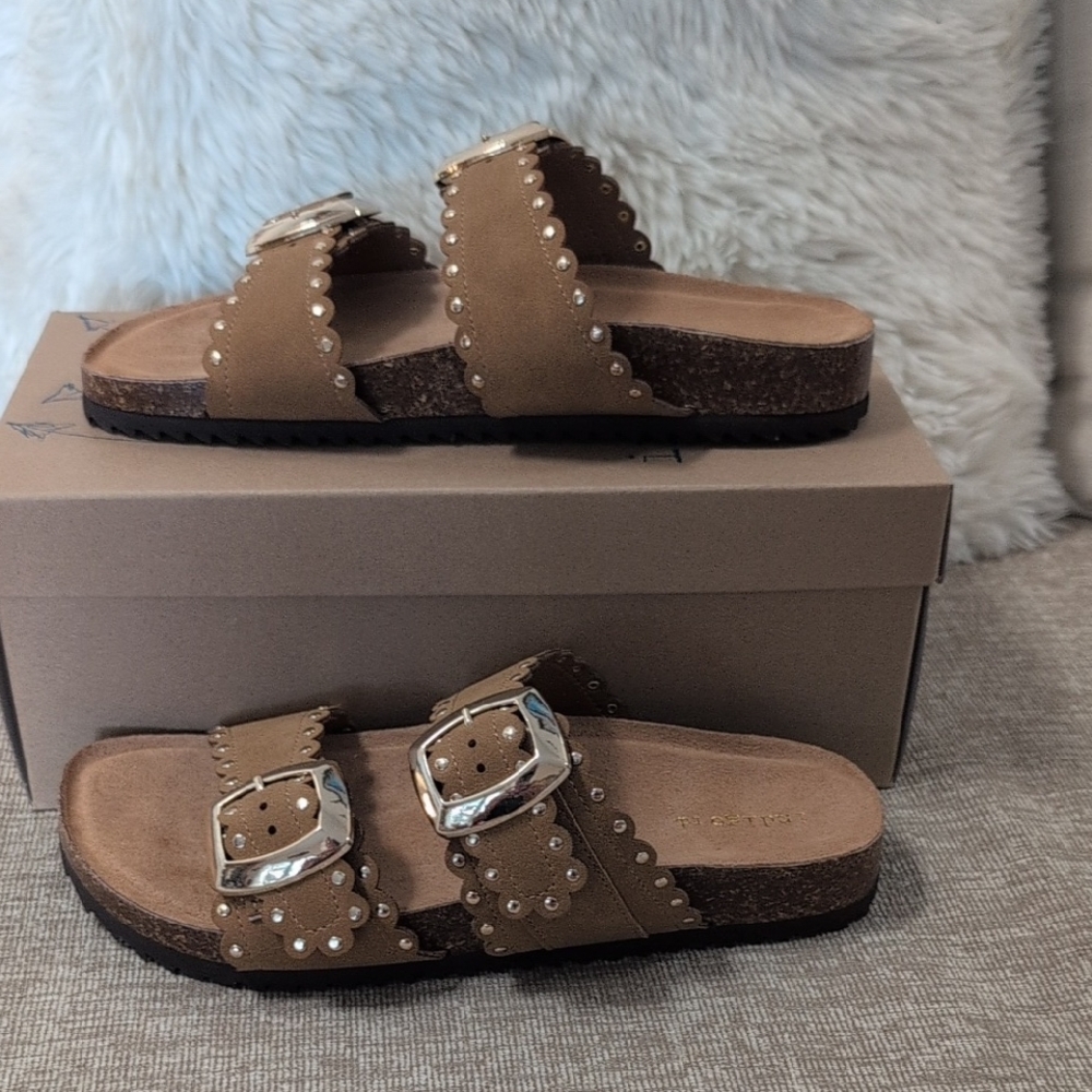 Indigo Tan Suede Footwear Brand New